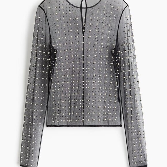 Embellished Mesh Top - Picture 3 of 3